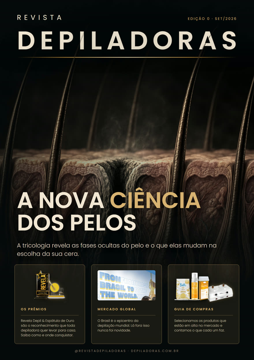 Capa da Edição 0 da Revista Depiladoras.