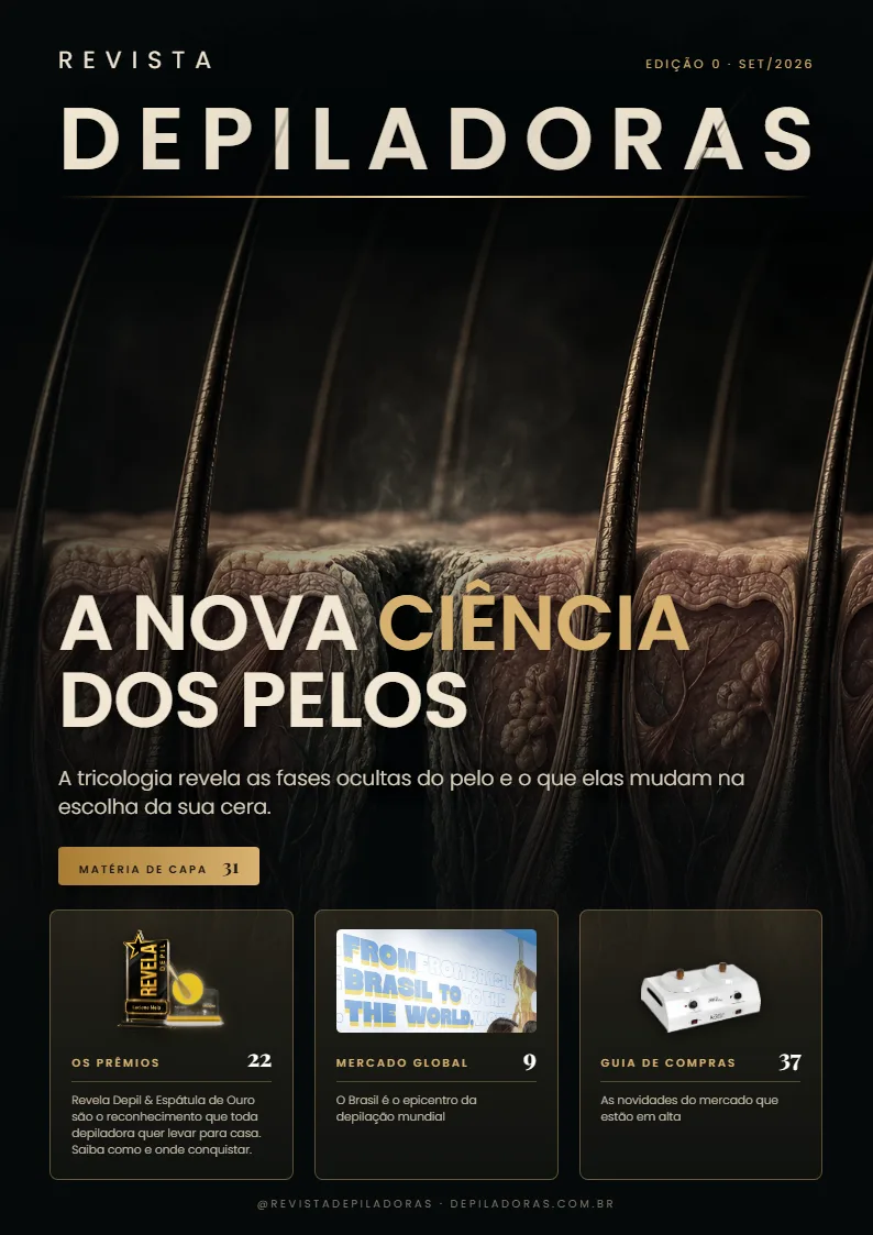 Página 1 — Capa — Revista Depiladoras — Edição 0